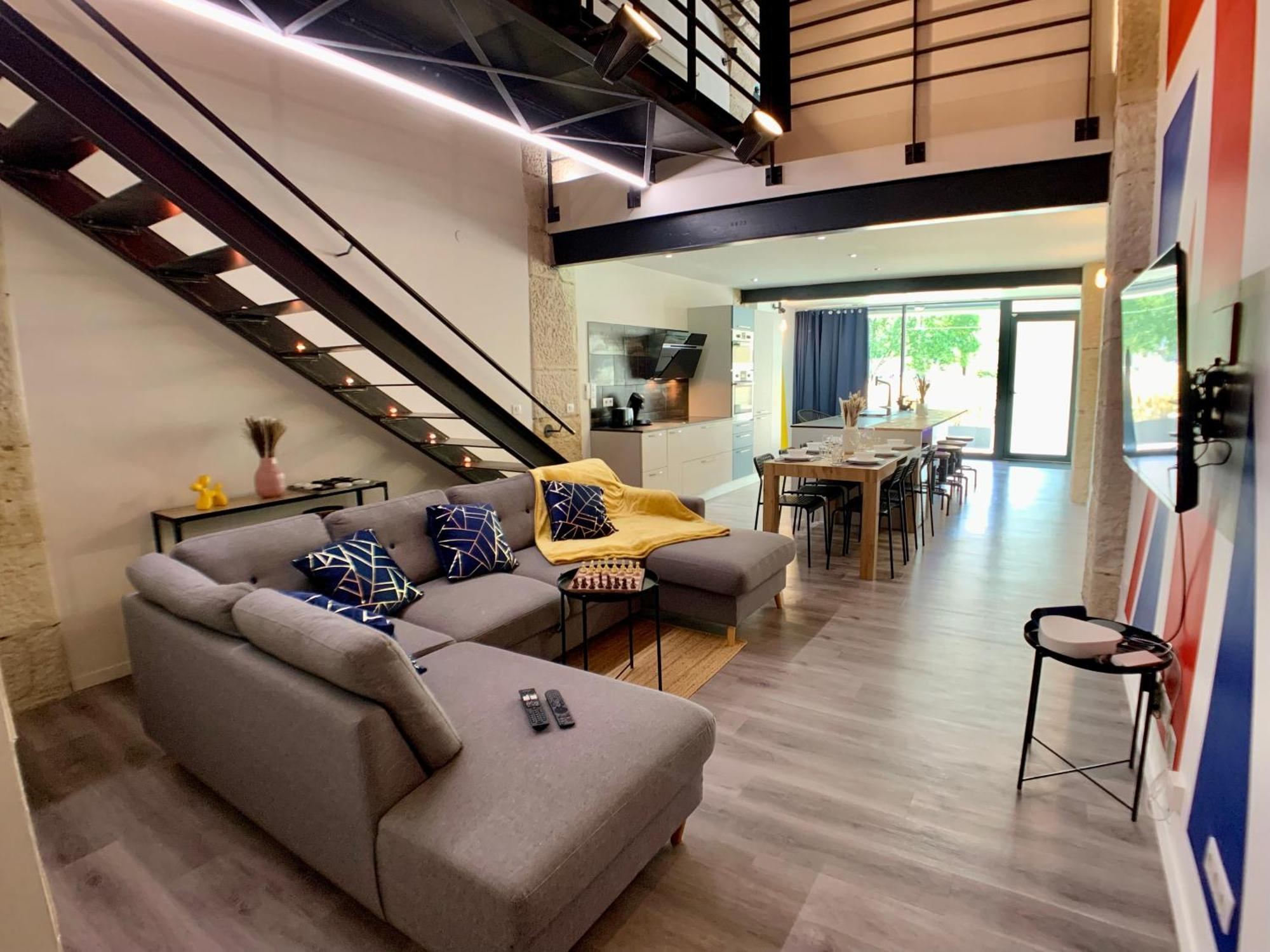 Loft Gare Cite Gastronomique Dijon Apartment ภายนอก รูปภาพ